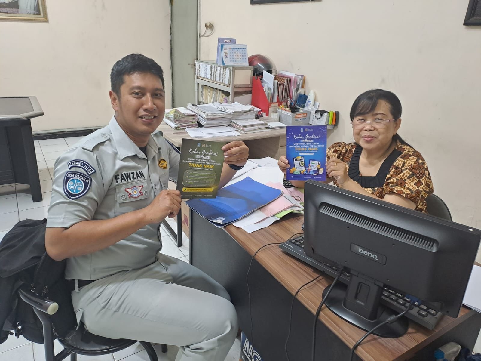 Tegaskan Pajak Kendaraan Jatim Tidak Mengalami Kenaikan, Jasa Raharja Cabang Malang Gelar CRM di PT Medali Mas Transportations