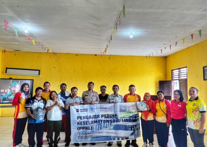 Sinergi Jasa Raharja dan Polres Malinau Edukasi Keselamatan Lalu Lintas bagi Guru di SMK Negeri 1 Malinau