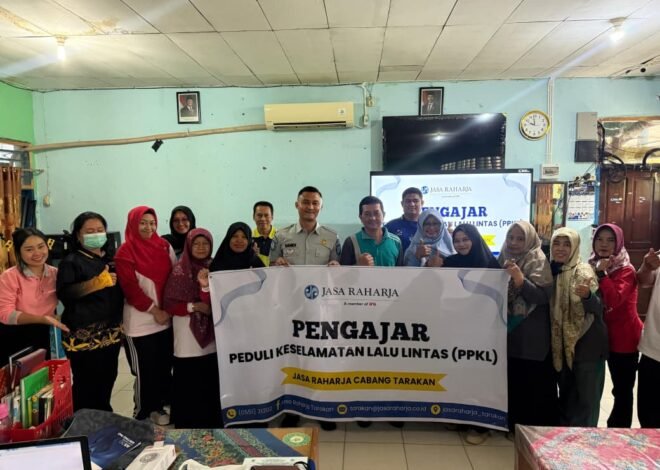 Sinergi Jasa Raharja Cabang Tarakan Perwakilan Berau dan Guru SMPN 4 Tanjung Redeb: Mewujudkan Pengajar Peduli Keselamatan Lalu Lintas
