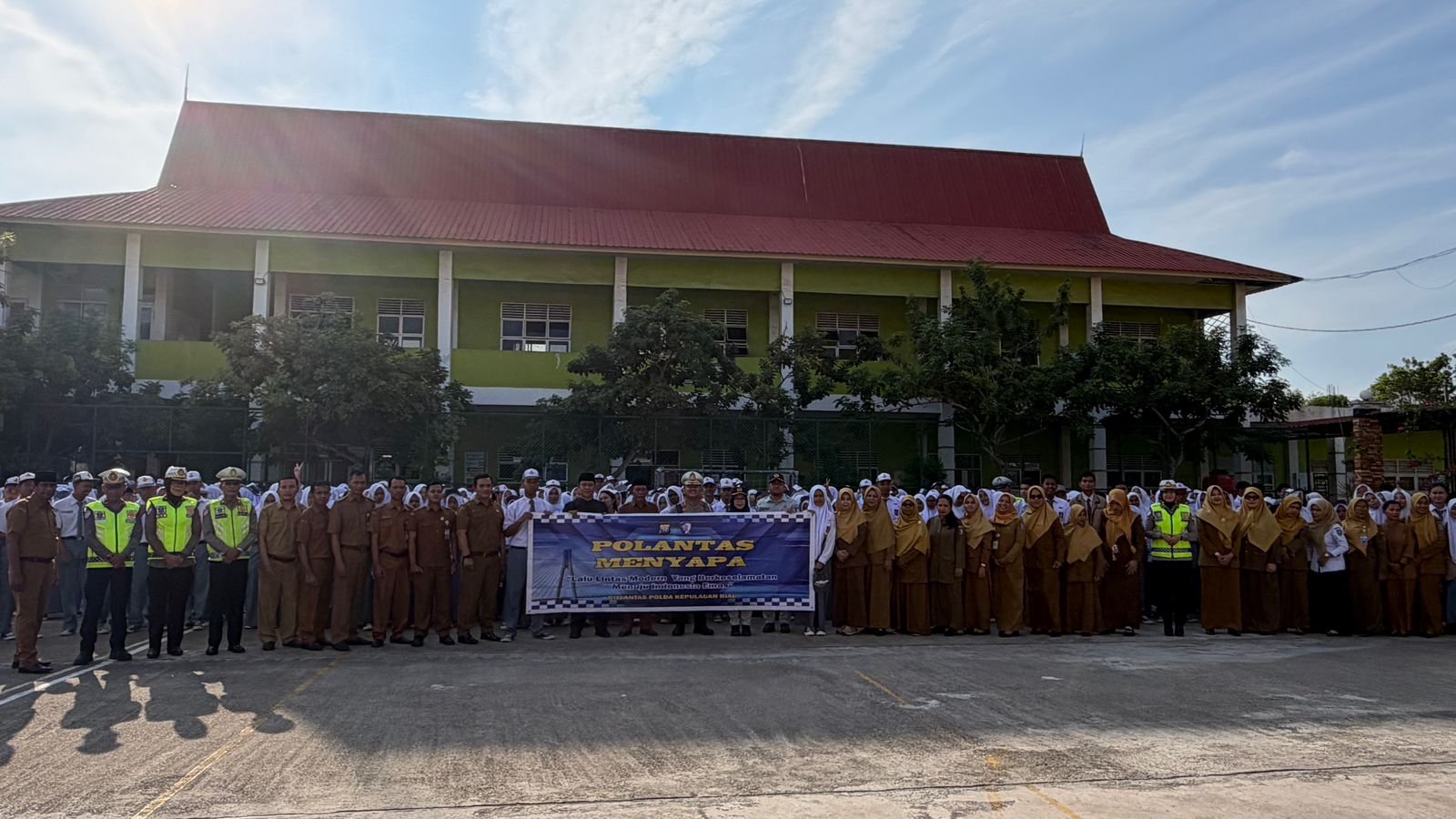 Tekan Angka Kecelakaan di Kota Batam, Jasa Raharja dan Polda Kepri Gelar Apel dan Sosialisasi Keselamatan di SMAN 15 Batam
