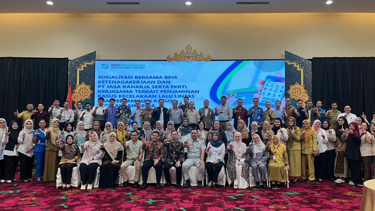 Jasa Raharja Lampung Dukung Sinergi Penanganan Kecelakaan Lewat Sosialisasi bersama BPJS dan FKRTL