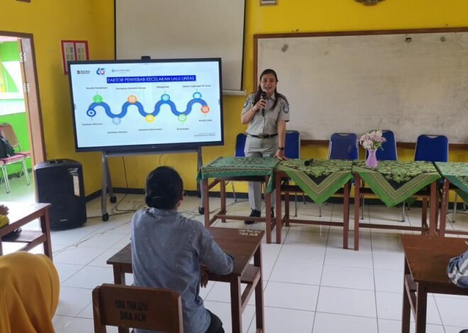 Jasa Raharja Gelar Program Pengajar Peduli Keselamatan Lalu Lintas di Yayasan Alhilal Ambon