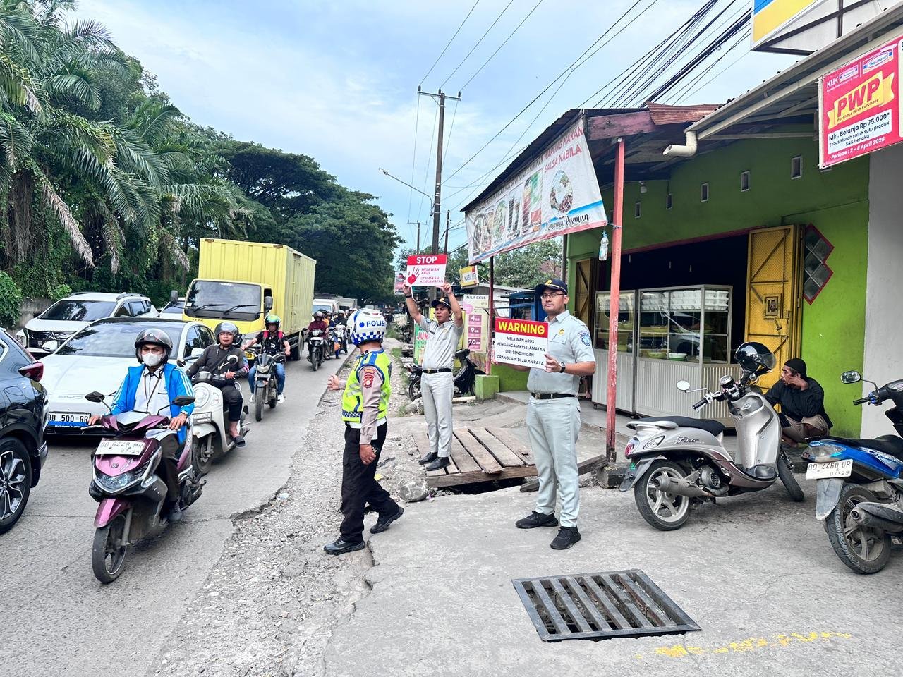 Sinergi Jasa Raharja Sulsel dan Satlantas Polrestabes Makassar Gelar Patroli di Titik Rawan Laka