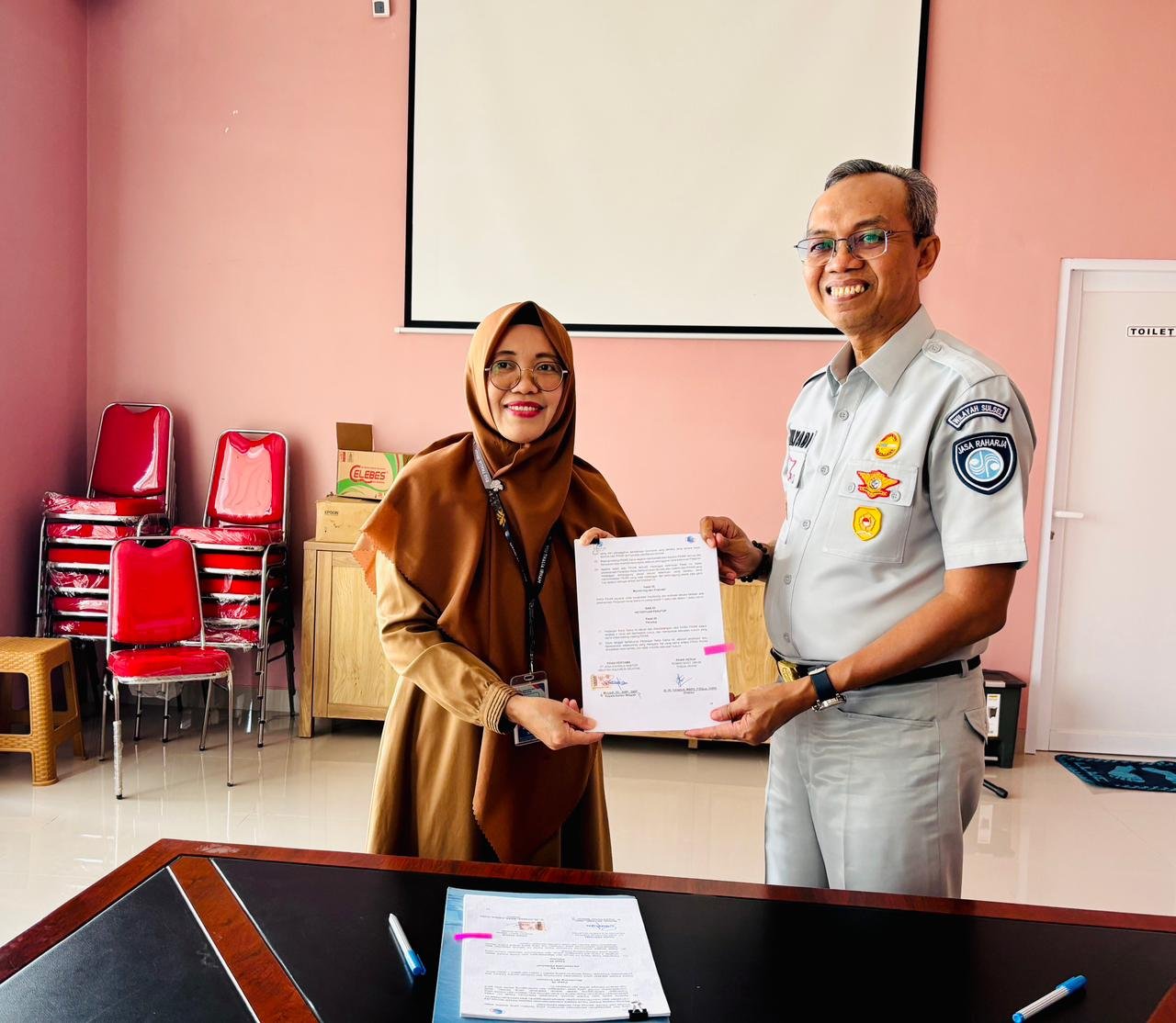 Perkuat Kolaborasi, Kakanwil Jasa Raharja Sulsel Gandeng RS Thalia Irham Teken PKS dan Komitmen Patuh Pajak