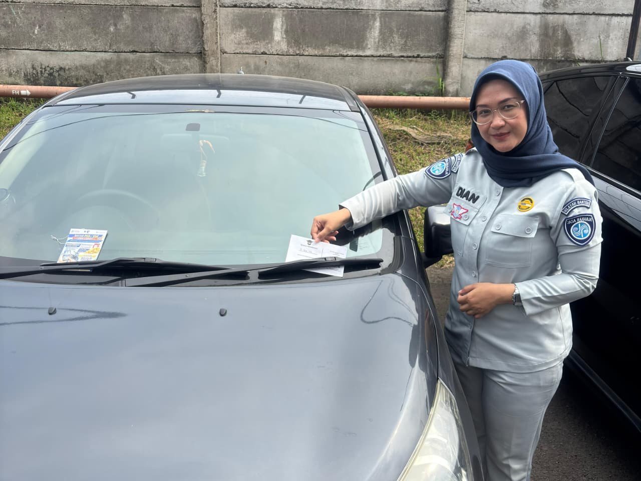 Jasa Raharja Cabang Tangerang Bersama Stakeholder Laksanakan Giat Operasi Khusus Kepada Pemilik Kendaraan di Stasiun Cisauk Kab. Tangerang