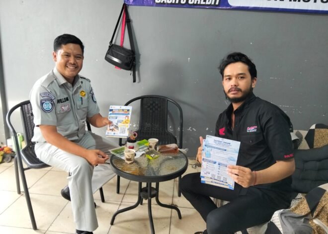 Aksi Tebar Flyer Undian Emas, Jasa Raharja Gandeng Arion Motor Cars  Dukung Penuh Revolusi Pajak Online & Apresiasi Pelanggan Taat Pajak