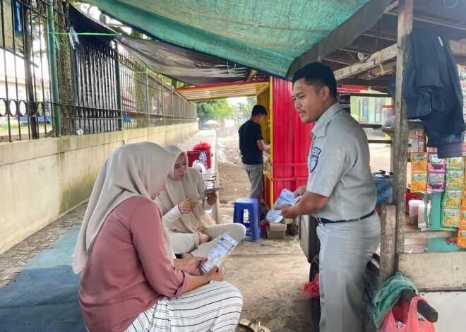 Jasa Raharja Gencar “Sisir” UMKM di Alun-alun Malingping: Ada Undian Emas 14 Gram hingga Motor!