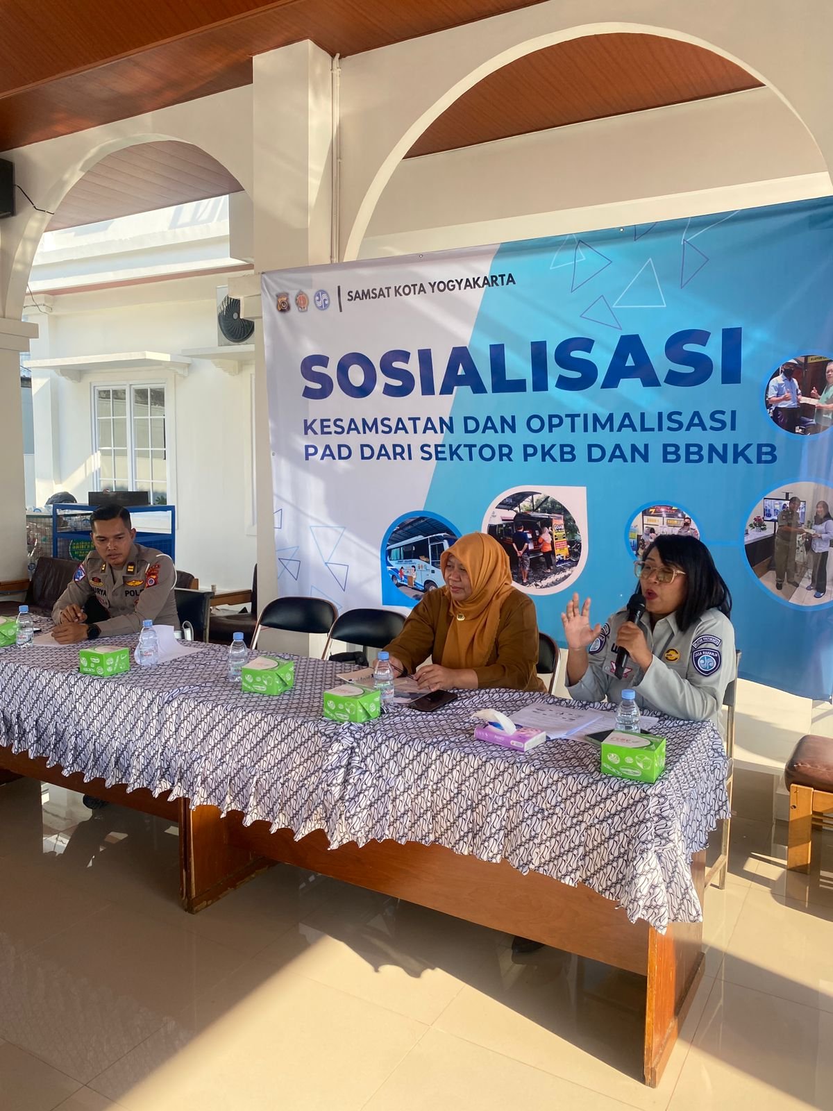 Sosialisasi Kesamsatan Hadir di Gowongan, Perkuat Kesadaran Masyarakat Bayar PKB dan Tertib Berlalu Lintas
