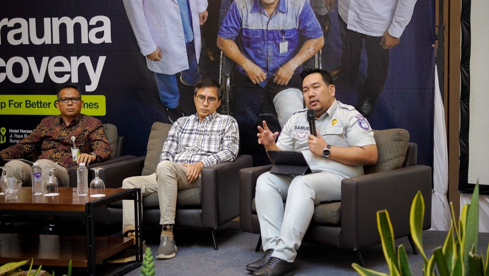 Jasa Raharja Paparkan Peran dan Upaya Keselamatan dalam Corporate Gathering RS Siloam di Hotel Harper