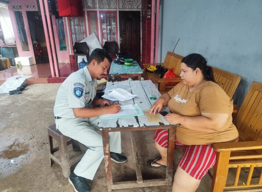 Jasa Raharja Sintang Gencarkan Door to Door, Ingatkan Wajib Pajak di Sanggau