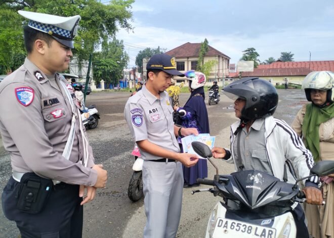 Tim Pembina Samsat Pelaihari Sasar Pengguna Jalan, Edukasi Pajak dan Gebyar Emas Digencarkan