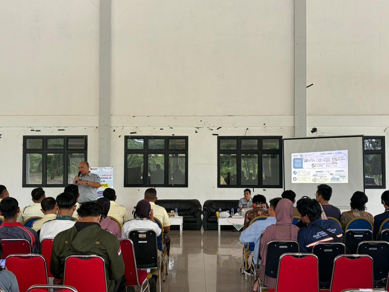 Kolaborasi Jasa Raharja dan Ditlantas Polda Lampung, Tingkatkan Kesadaran Berkendara Mahasiswa ITERA