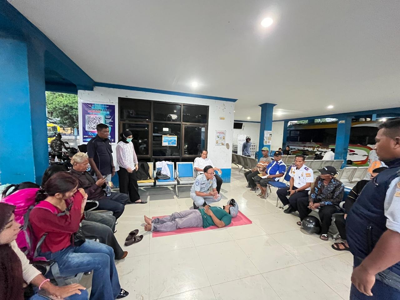 Dari Edukasi hingga Aksi Nyata, Jasa Raharja Bima Gelar PPGD di Terminal Dara