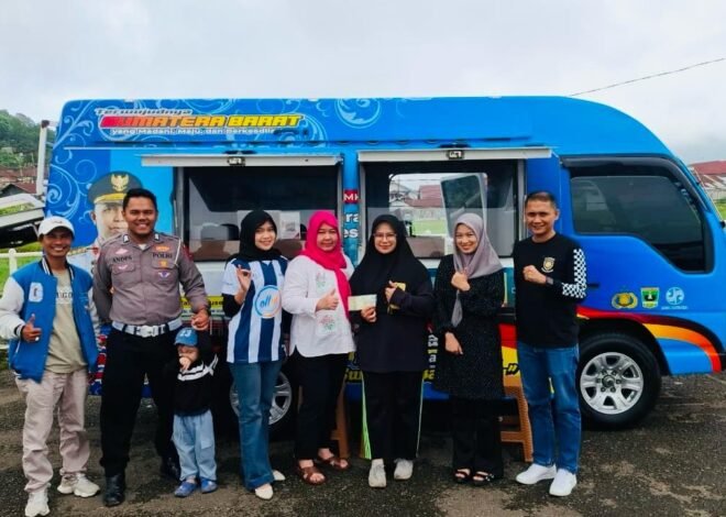 Jasa Raharja Cabang Bukittinggi Bersama Tim Pembina Samsat Laksanakan Samsat Keliling untuk Dekatkan Pelayanan kepada Masyarakat
