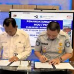 Jasa Raharja Sumbar dan TVRI Sumatera Barat Teken PKS dan Komitmen Bersama Tingkatkan Kepatuhan Pajak Kendaraan dan Keselamatan Lalu Lintas