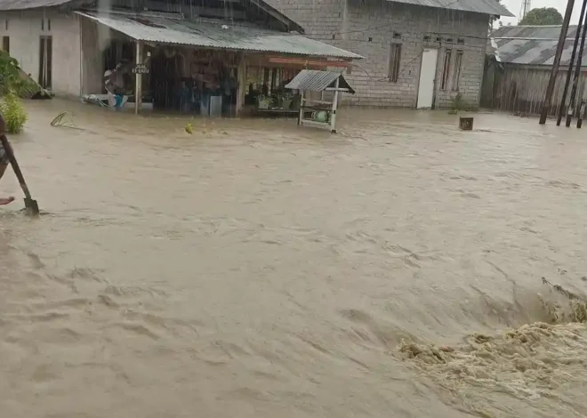 BPBD Tangani Banjir di Sirenja Donggala, Warga Mulai Mengungsi