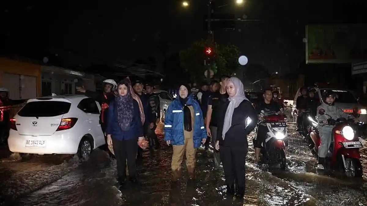 BPBD Lampung Catat 16 Kecamatan Terdampak Banjir di Bandar Lampung