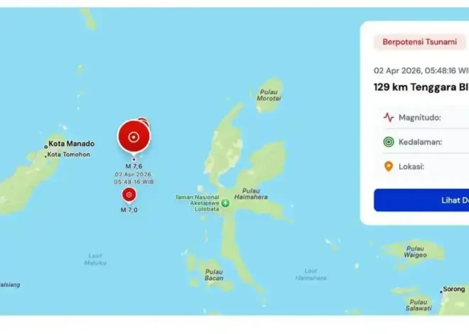 BNPB: Gempa Bitung-Ternate Sebabkan Korban Jiwa dan Gelombang Tsunami