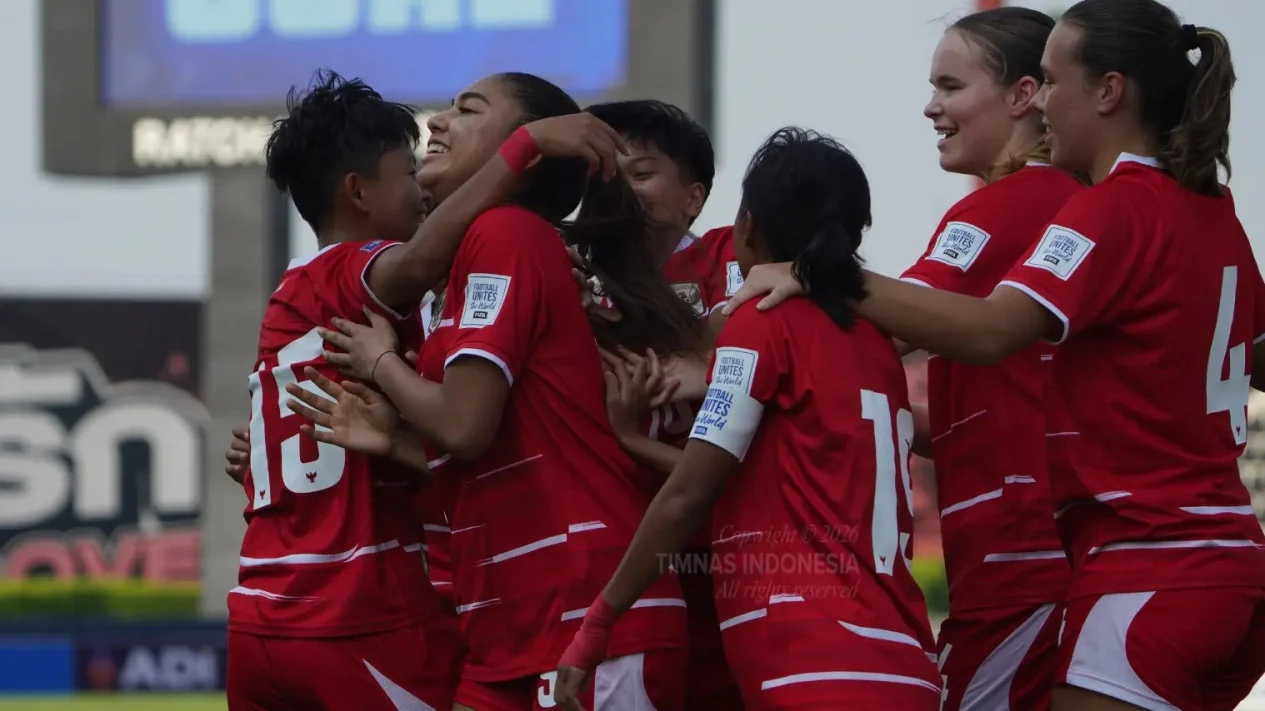 Dominan Sejak Awal, Timnas Putri Indonesia Taklukkan Kaledonia Baru 4-2