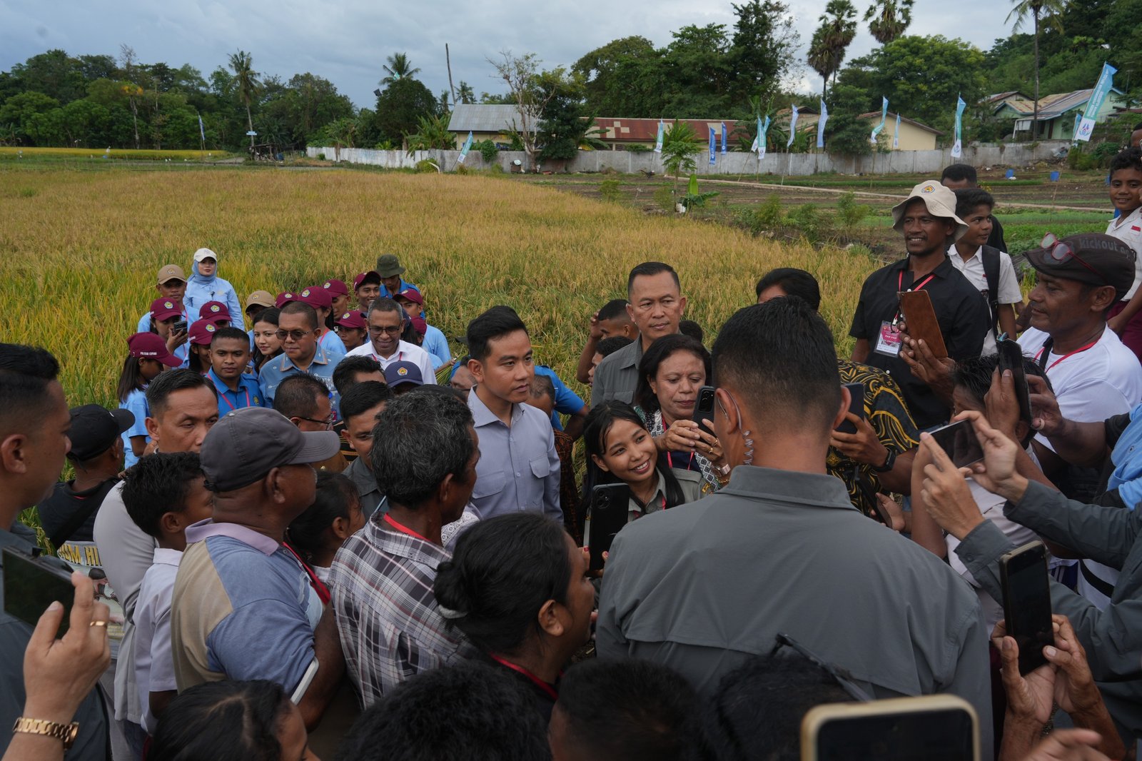 Wapres Gibran Serahkan Alat Tani untuk Tingkatkan Produktivitas Petani Milenial di NTT