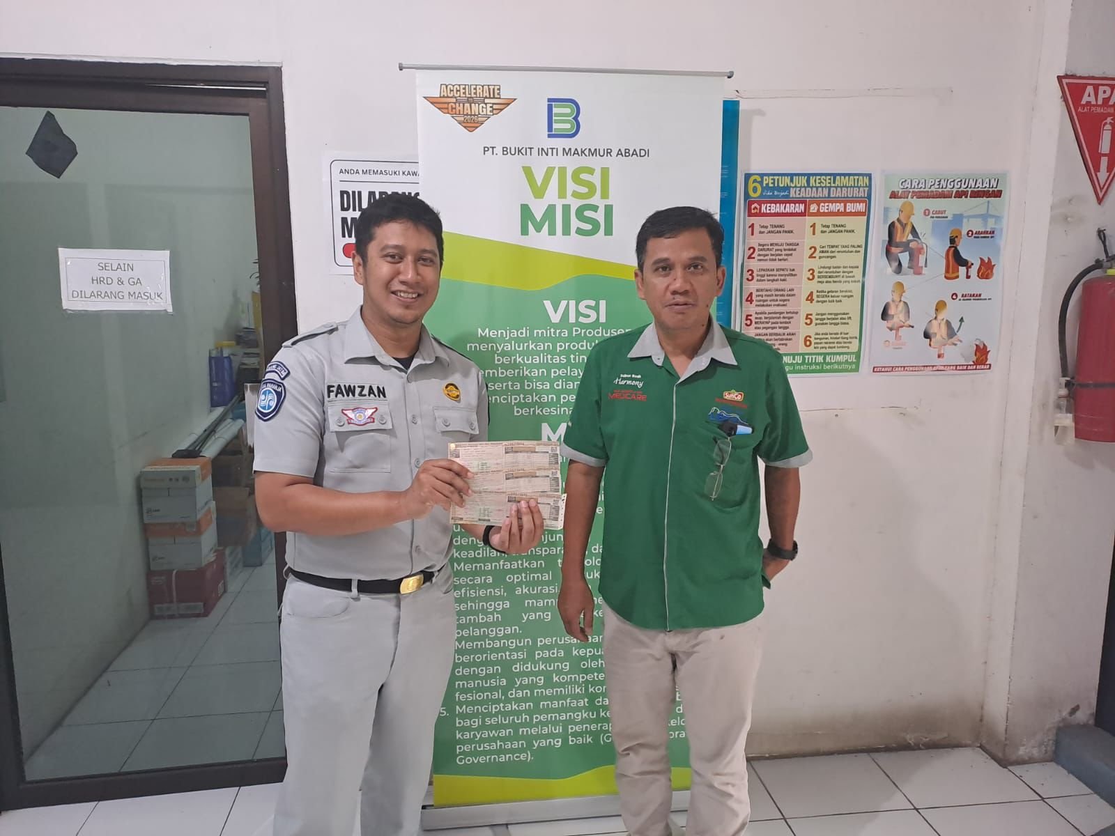 Permudah Layanan dan Tingkatkan Kepatuhan Pajak,Jasa Raharja Cabang Malang Gelar Giat SIGAP di PT Bukit Inti Makmur Abadi