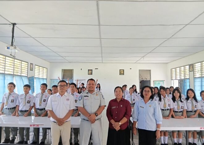 Turunkan Angka Kecelakaan, Jasa Raharja Cabang Pematangsiantar Laksanakan Program PPGD dan PPKL di SMA Negeri 1 Lumban Julu