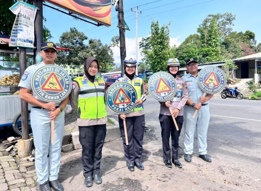 Jasa Raharja Gelar Sosialisasi Keselamatan Transportasi di Dua Lokasi Rawan di Kabupaten Semarang