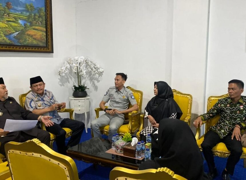 Jasa Raharja Bengkulu Bersama Samsat Manna Lakukan Koordinasi dengan Bupati Bengkulu Selatan Terkait Program Relaksasi Pajak Kendaraan