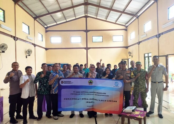 Jasa Raharja Magelang Laksanakan Giat Sosialisasi PDPL di Desa Yang Masuk Daerah Rawan Kecelakaan di Kabupaten Purworejo