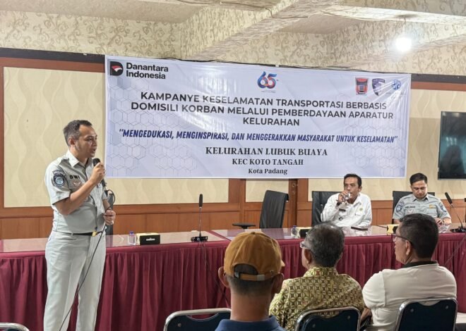 Jasa Raharja Sumbar Turun ke Kelurahan Lubuk Buaya, Edukasi Warga Jadi Pelopor Keselamatan dan Taat Pajak Kendaraan