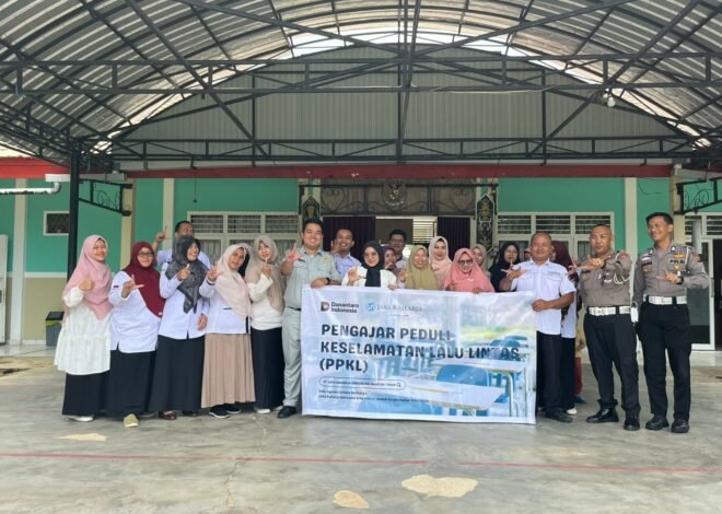 Bangun Generasi Sadar Selamat, PT Jasa Raharja Kanwil Kalimantan Timur Hadir di SMAN 1 Pasir Belengkong