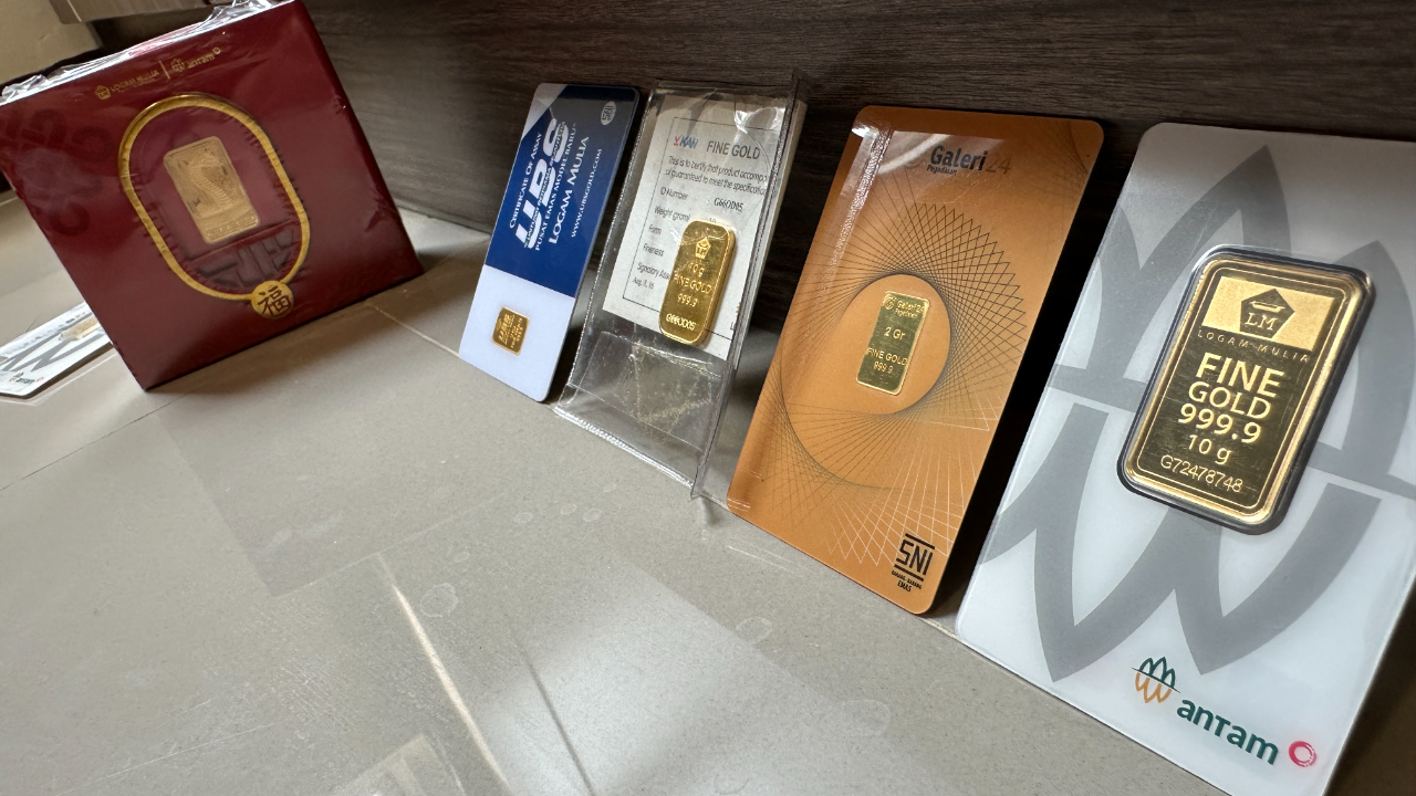 Daftar Harga Emas UBS, Antam, dan Galeri24 di Pegadaian Rabu Pagi