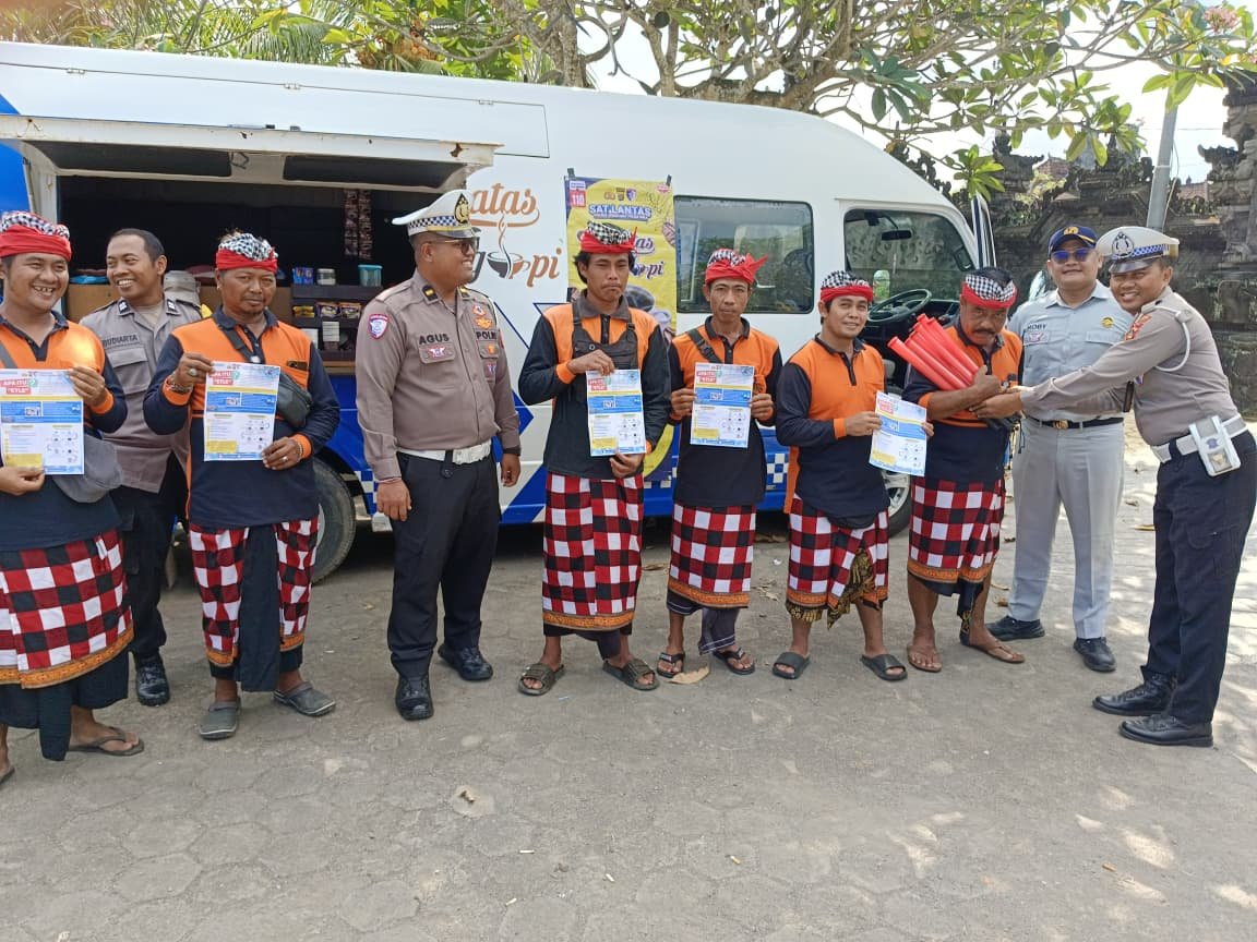 Jasa Raharja Jembrana Sosialisasikan SIGNAL dan BPD Mobile dalam Program “SEBATAS NGOPI” Bersama Satlantas