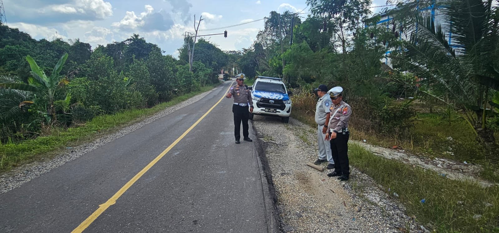 Cegah Kecelakaan, Jasa Raharja Kalteng dan Satlantas Barito Utara Petakan Titik Rawan di Gunung Timang