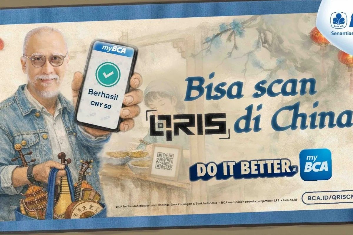 BCA Perluas QRIS Cross Border, Kini Bisa Digunakan di China