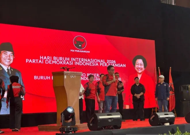 Hasto Kristiyanto Serukan Buruh Bersatu Demi Kesejahteraan dan Perlindungan