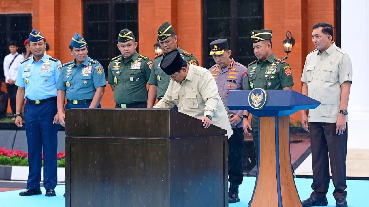 Presiden Resmikan Museum Seskoad Usai Beri Arahan kepada Perwira TNI dan Polri