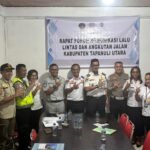 Jasa Raharja Hadiri Rapat FKLL di Tarutung, Bahas Titik Rawan Laka dan Langkah Strategis Penanganan
