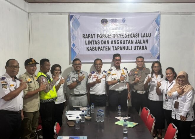 Jasa Raharja Hadiri Rapat FKLL di Tarutung, Bahas Titik Rawan Laka dan Langkah Strategis Penanganan