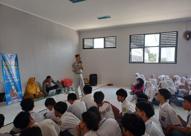 Jasa Raharja Kanwil Banten Gelar Sosialisasi Kanal Digital Pajak dan Edukasi Keselamatan Lalu Lintas di SMA Negeri 4 Rangkasbitung