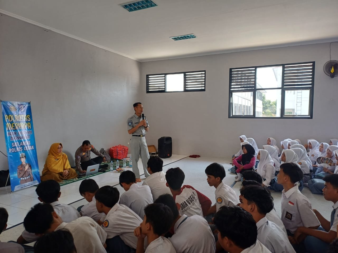 Jasa Raharja Kanwil Banten Gelar Sosialisasi Kanal Digital Pajak dan Edukasi Keselamatan Lalu Lintas di SMA Negeri 4 Rangkasbitung