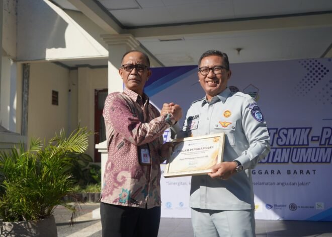 Penyerahan Sertifikat SMKPAU Jadi Langkah Nyata Jasa Raharja NTB Tingkatkan Keselamatan Transportasi