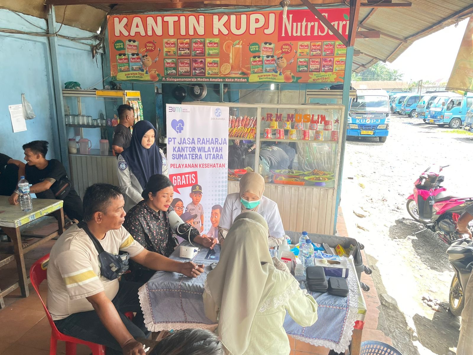 Peduli Keselamatan Kru dan Penumpang Angkutan Umum, Jasa Raharja Wilayah Sumatera Utara Adakan MUKL di Pool PO.KUPJ