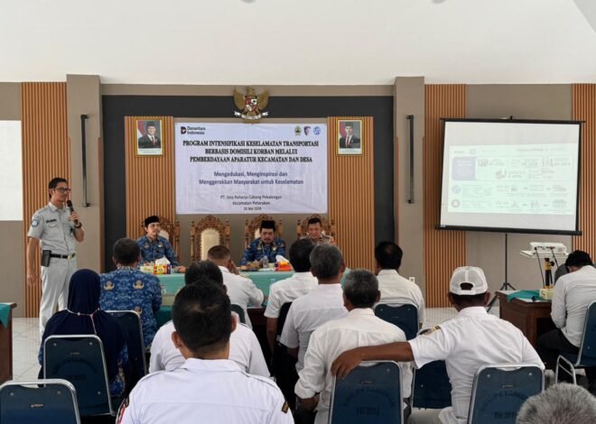 Jasa Raharja Gelar Kampanye Keselamatan Transportasi di Kecamatan Petarukan untuk Perkuat Budaya Tertib Berlalu Lintas