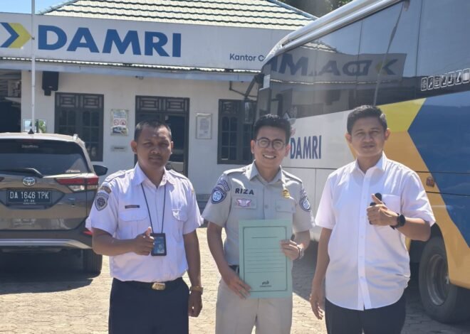 Jasa Raharja Kalsel Dukung Transportasi Publik Aman Lewat CRM Bersama DAMRI