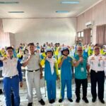 Jasa Raharja Tangerang dan Dinas Perhubungan Kota Tangerang Selatan Gelar Sosialisasi Keselamatan Berlalu Lintas di SMK Negeri 5 Kota Tangerang Selatan