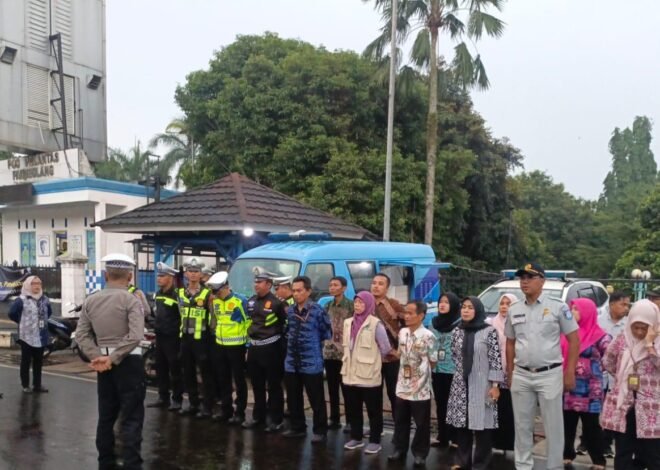 Jasa Raharja dan UPT Samsat Pandeglang Razia Kendaraan Pastikan Masyarakat Terlindungi dan Taat Pajak