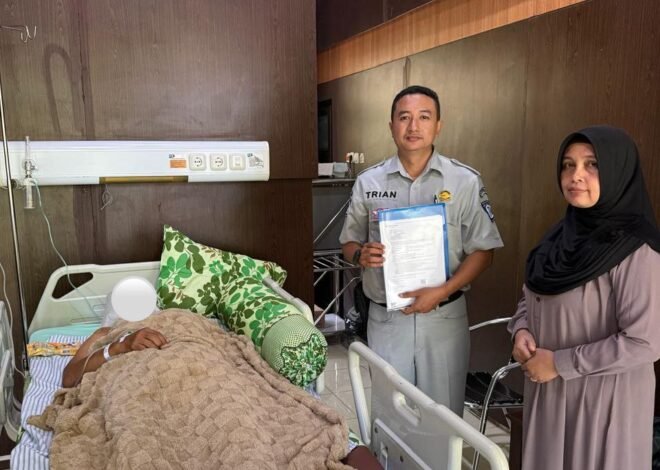 Jasa Raharja Malang Melakukan Kunjungan dan Penyerahan Jaminan Pelayanan Terhadap Korban Kecelakaan Lalu Lintas di RSUD Kanjuruhan