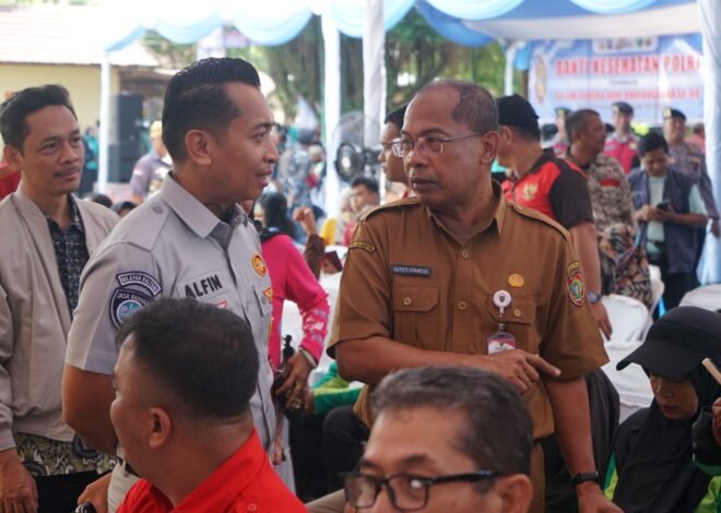 Hari Bhayangkara ke-80, Jasa Raharja Kalteng Dukung Bakti Kesehatan Polda Kalteng