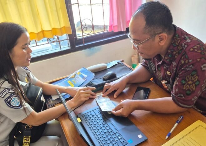 Jasa Raharja Gelar Kunjungan dan Sosialisasi Mini di Kubutambahan, Perkuat Pemanfaatan Layanan Samsat Digital
